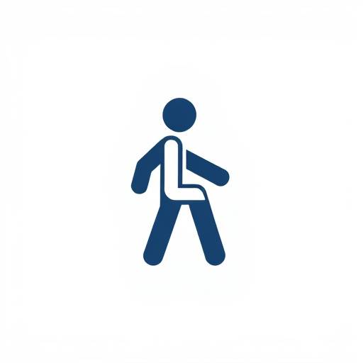 Icono de accesibilidad que representa una figura humana estilizada.