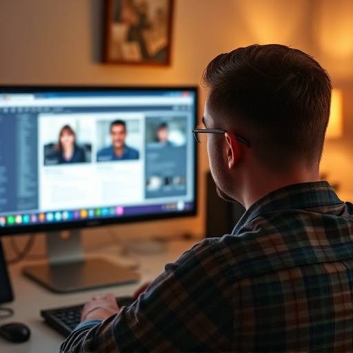 Persona frente a una computadora participando en un curso online: una imagen que representa el aprendizaje virtual y la flexibilidad.